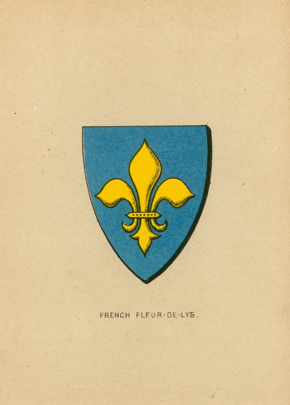 Franse Fleur-de-Lys door English School