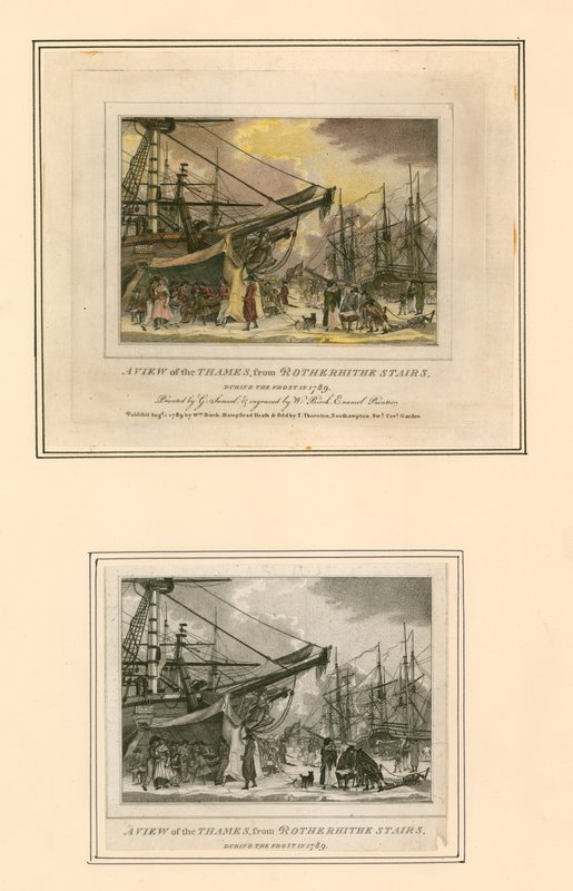 Frost Fair van 1789 door English School