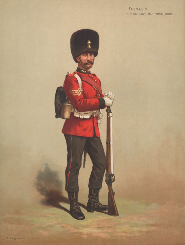 Fuseliers, Sergeant, Marching Order door English School