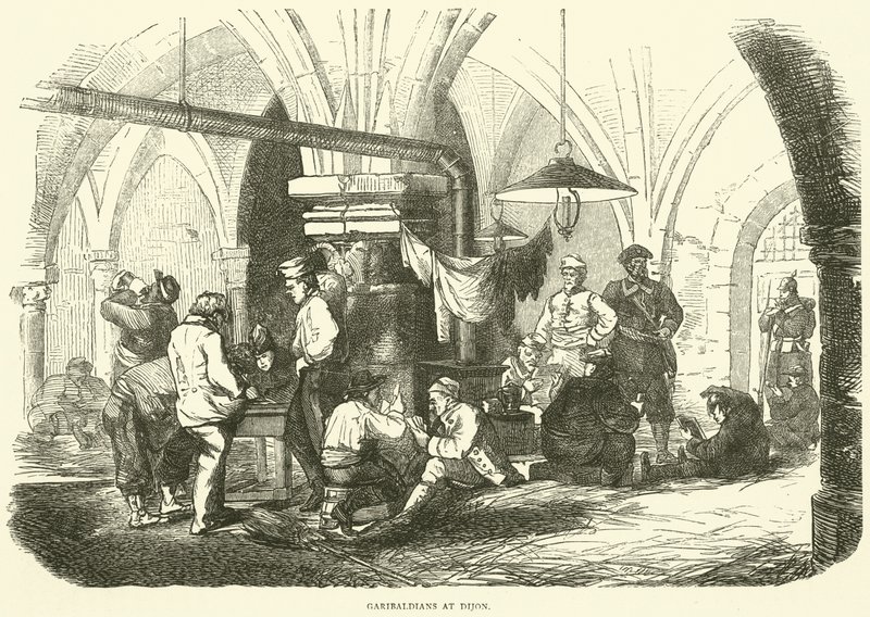 Garibaldianen in Dijon, oktober 1870 door English School