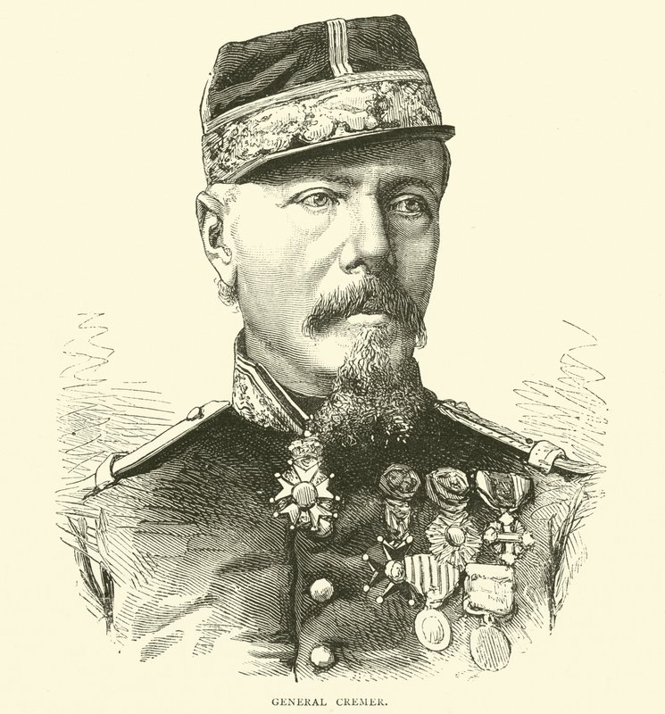 Generaal Cremer, oktober 1870 door English School