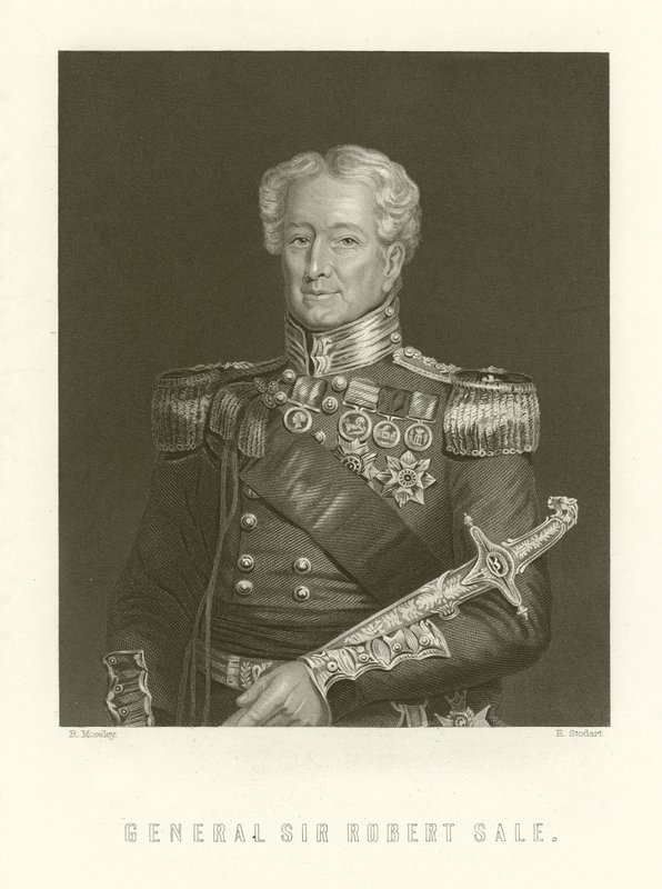 Generaal Sir Robert Sale door English School