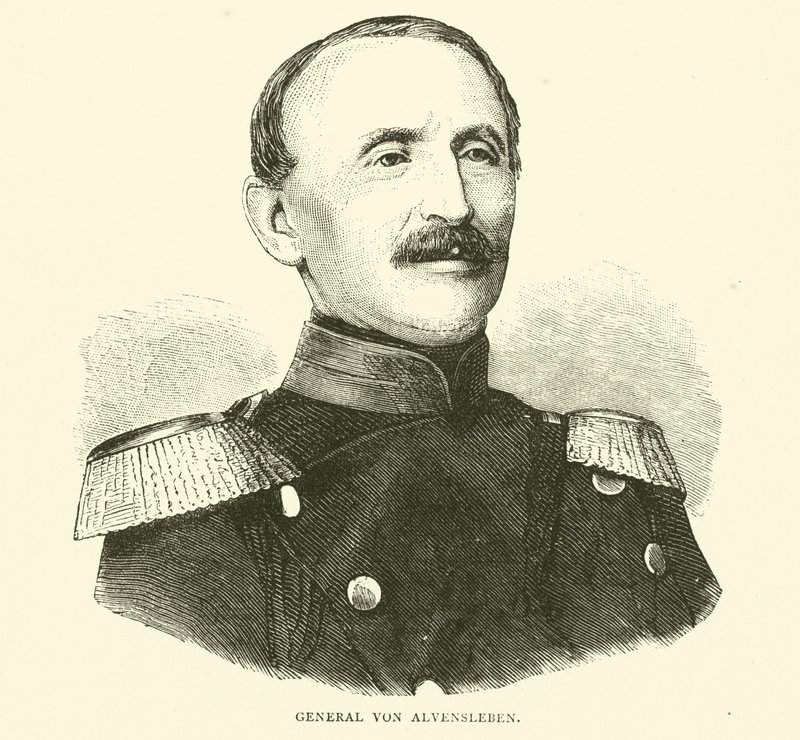 Generaal Von Alvensleben, november 1870 door English School