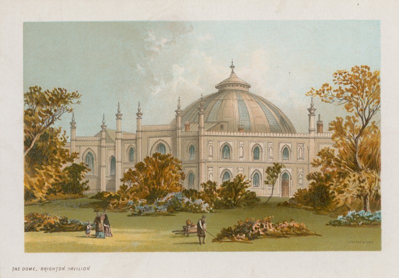 Algemeen uitzicht op de Brighton Dome door English School