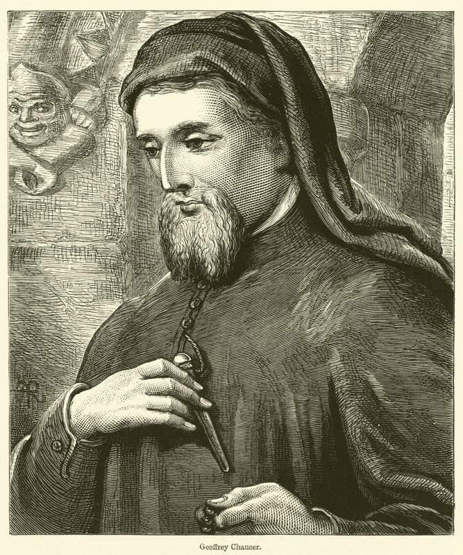 Geoffrey Chaucer door English School