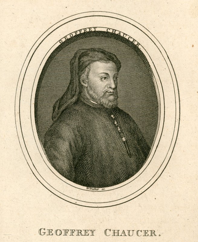 Geoffrey Chaucer door English School