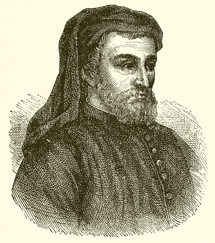 Geoffrey Chaucer door English School