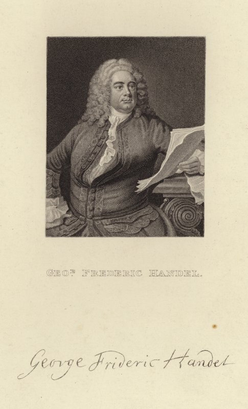 George Frederick Handel door English School