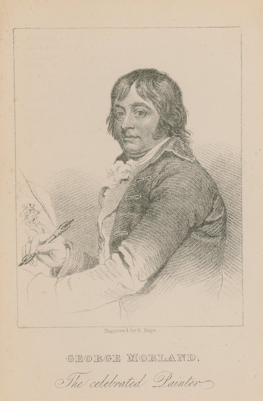 George Morland, de beroemde schilder door English School
