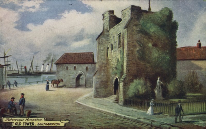 Gods House Tower, Southampton door English School