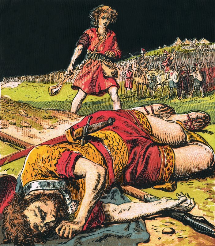 Goliath door English School