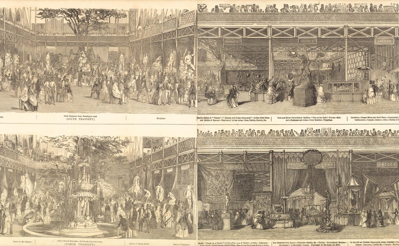 Grote Tentoonstelling 1851 door English School