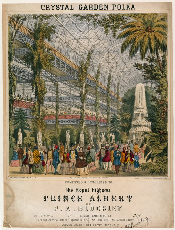 Grote Tentoonstelling, 1851, Crystal Garden Polka door English School
