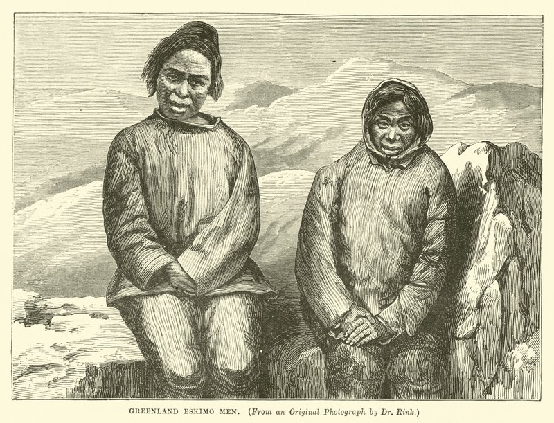 Groenlandse Eskimo mannen door English School