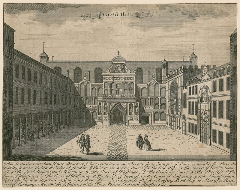 Guildhall, Londen door English School