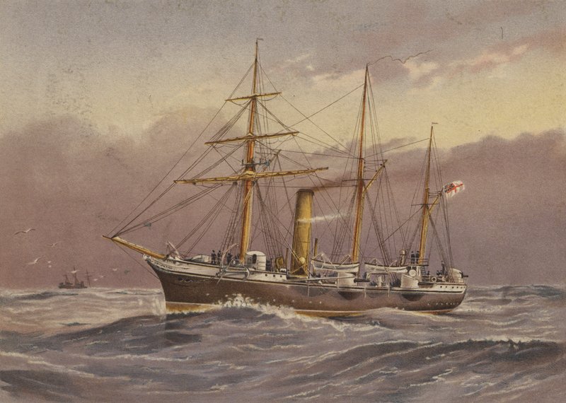 HMS Nymph (sloep) door English School