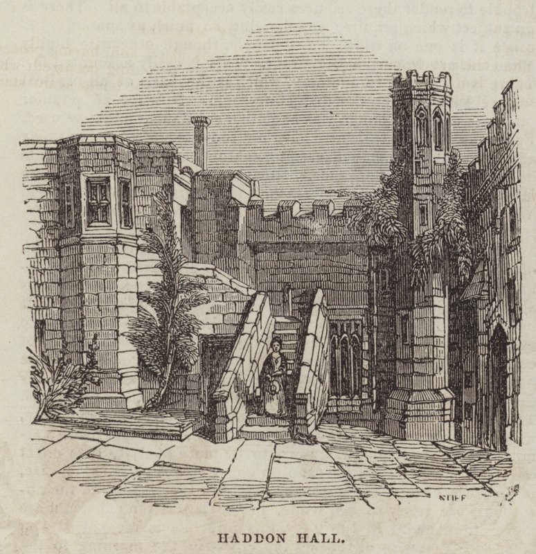 Haddon Hall door English School