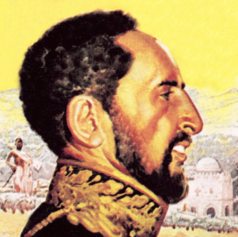 Haile Selassie door English School