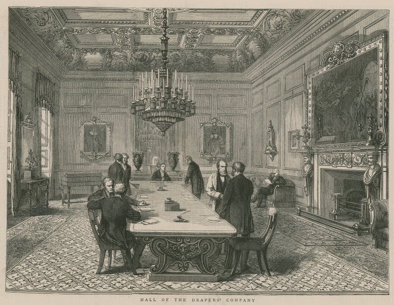 Hal van de Drapers Company, Londen door English School