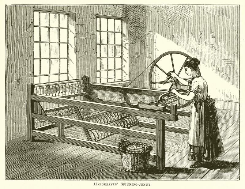 Hargreaves Spinning-Jenny door English School