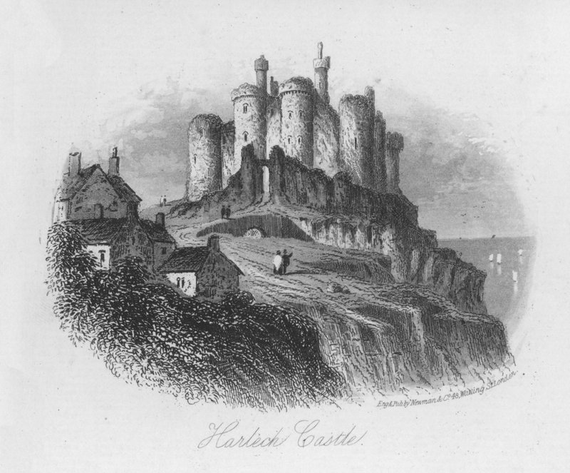 Harlech Kasteel door English School