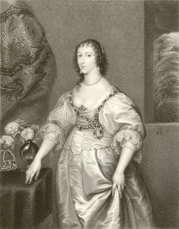 Henrietta Maria door English School