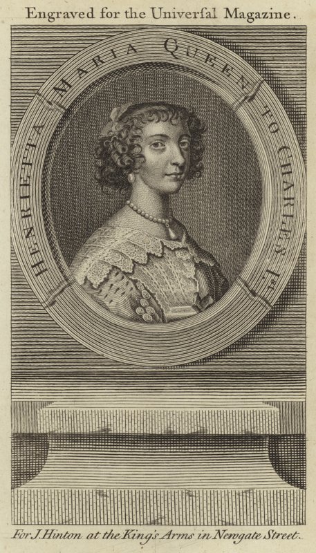 Henrietta Maria, Koningin van Charles I door English School