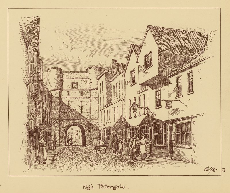 High Petergate door English School