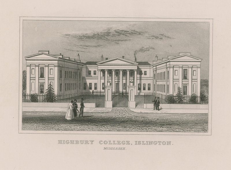 Highbury College in Islington door English School