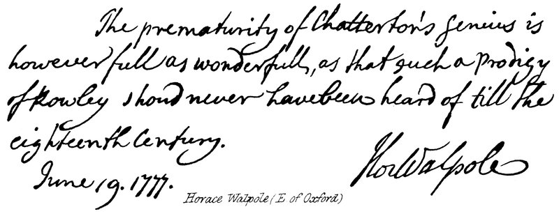Horace Walpole (graaf van Oxford) door English School