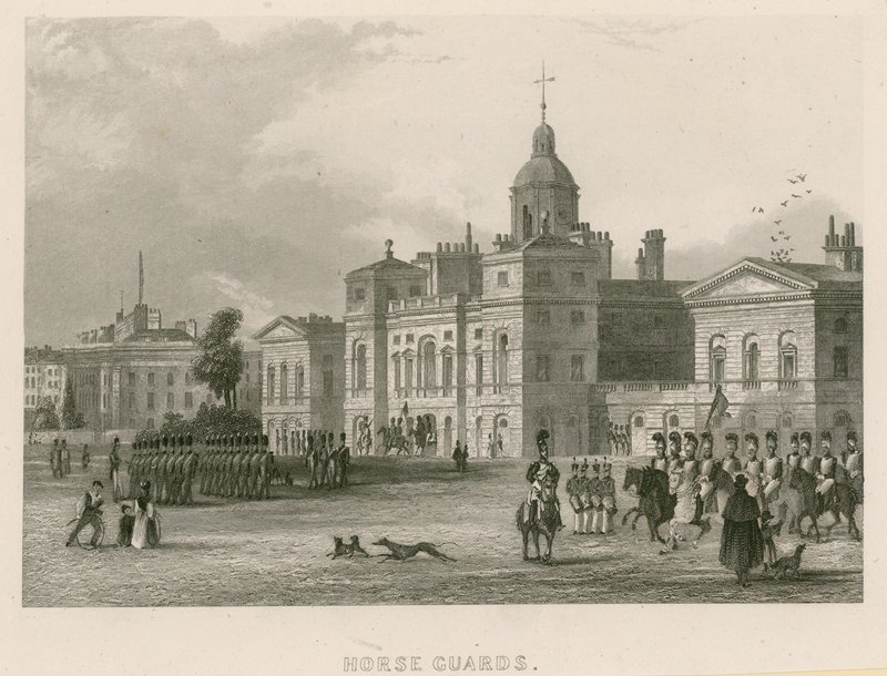 Horse Guards door English School