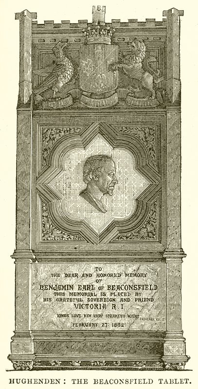 Hughenden: De Beaconsfield Tablet door English School