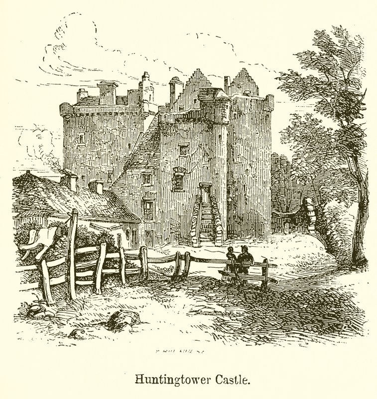 Huntingtower Kasteel door English School