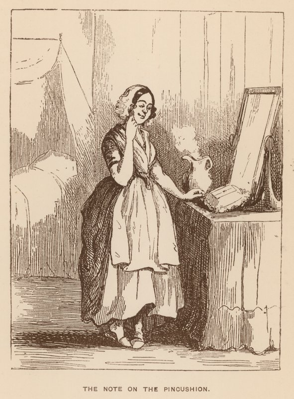 Illustratie voor Vanity Fair door Thackeray door English School