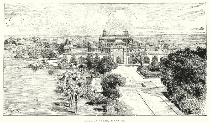India: Graf van Akbar, Sikandra door English School