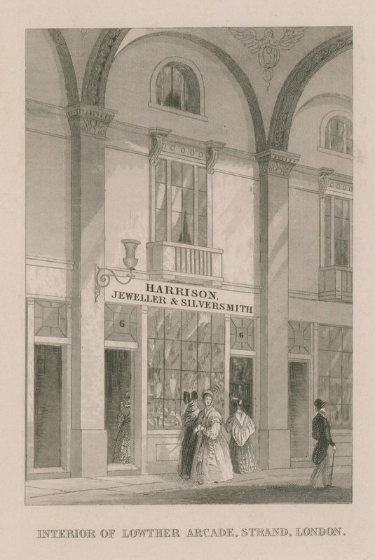 Interieur van Lowther Arcade door English School