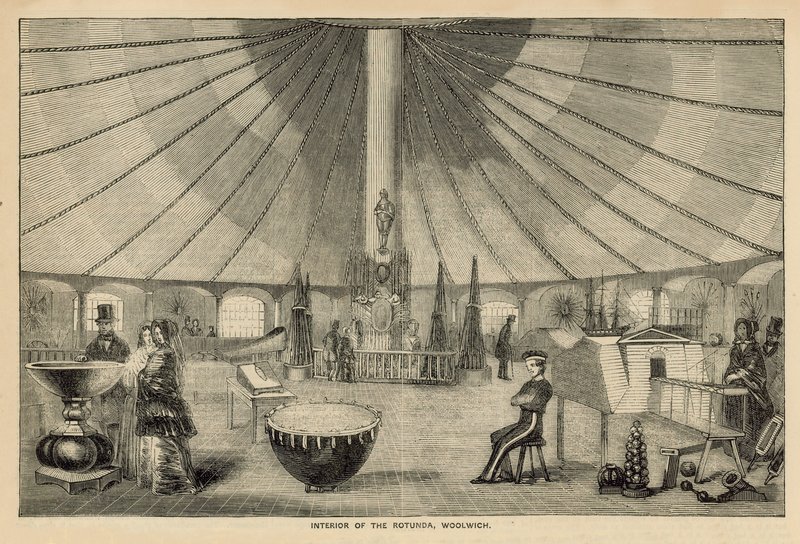 Interieur van de Rotunda door English School