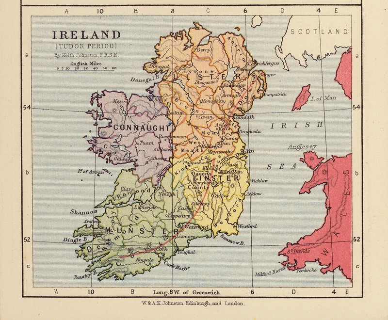 Ierland, Tudor-periode door English School