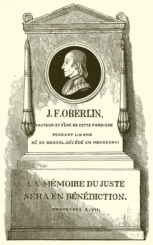 J. F. Oberlin Memorial door English School