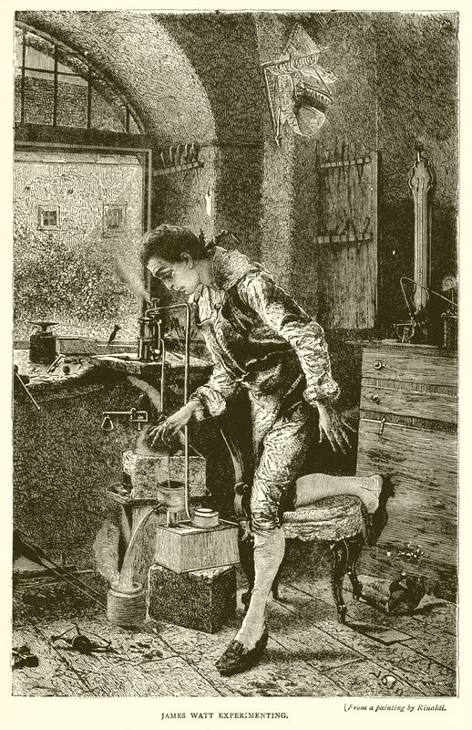James Watt experimenteert door English School