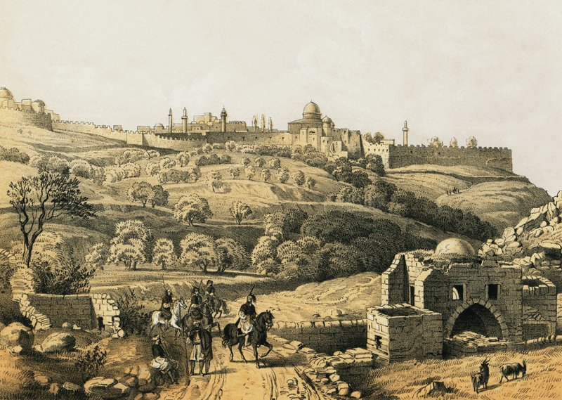 Jeruzalem vanaf Job