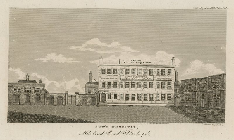 Joods Ziekenhuis, Mile End Road, Whitechapel door English School