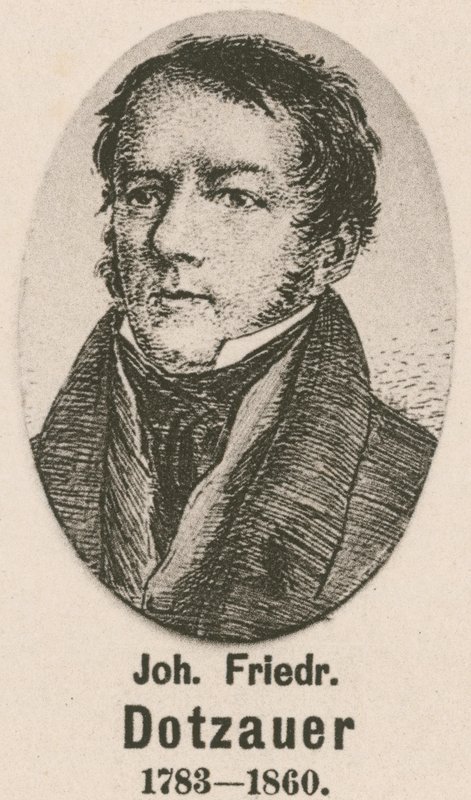 Johann Friedrich Dotzauer door English School