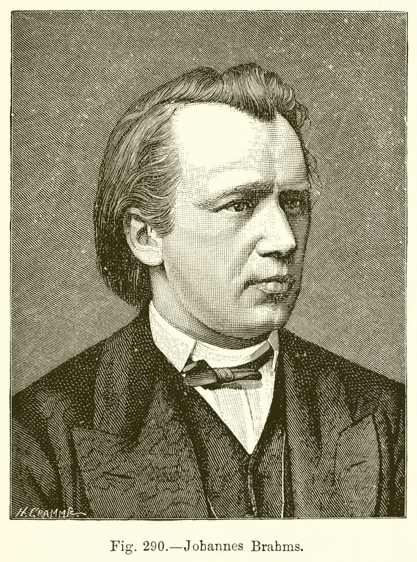 Johannes Brahms door English School