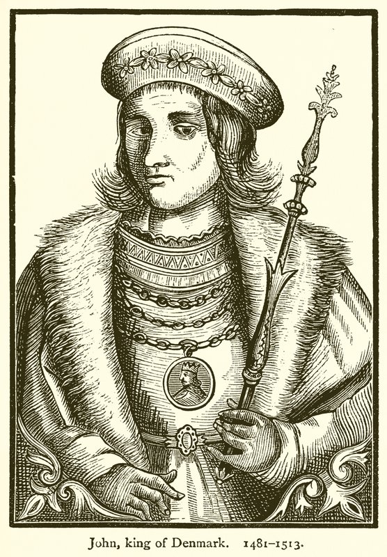 Jan, Koning van Denemarken. 1481-1513 door English School