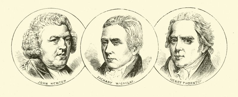 John Newton; Zachary Macaulay; Henry Thornton door English School
