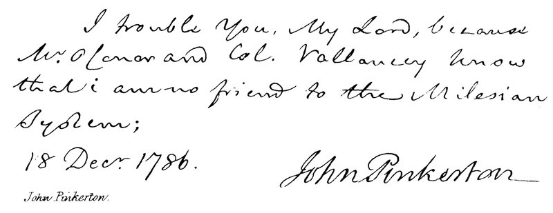 John Pinkerton door English School