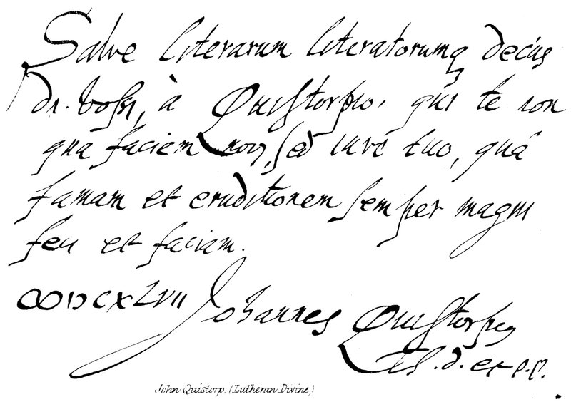John Quistorp, (Lutherse Geestelijke) door English School