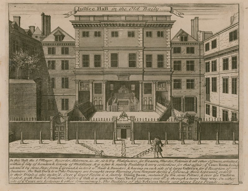 Justice Hall in de Old Bailey door English School