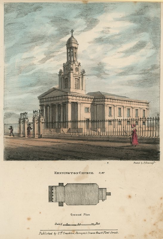 Kennington Kerk, Lambeth, Londen door English School